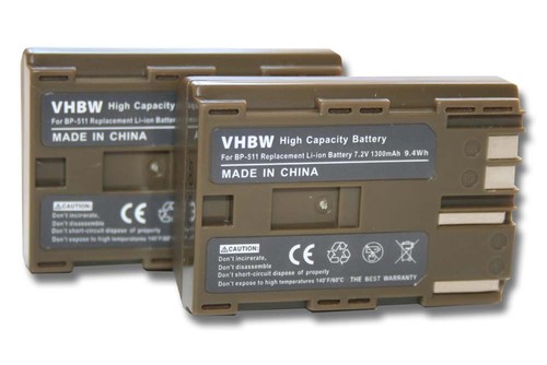 Batteria per canon - 2x,